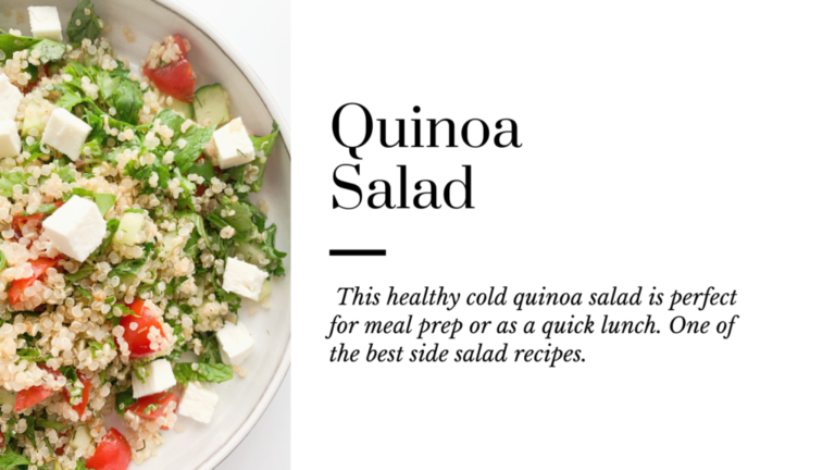 Dairy-Free Quinoa Salad Recipes for Weight Loss